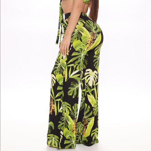 NWT Crop top bandeau pant set - Picture 4 of 6